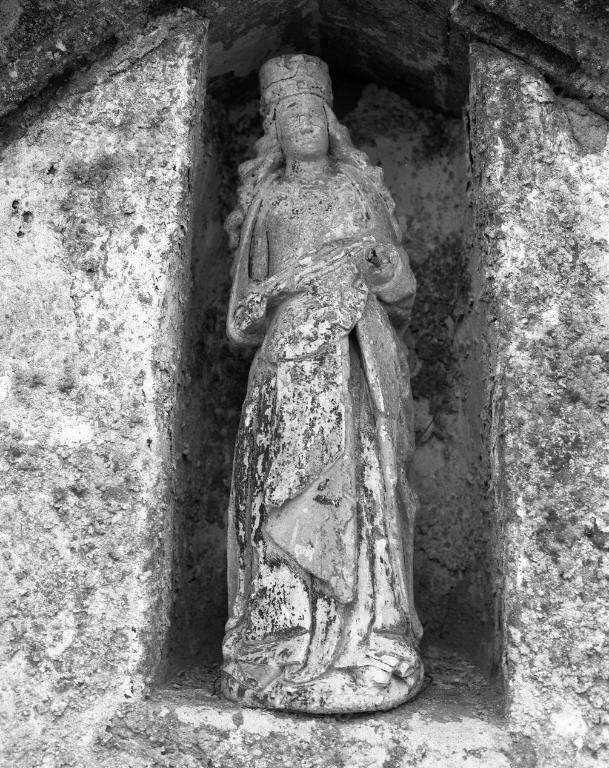 Statue (petite nature) : Vierge à l'enfant (1), chapelle Notre-Dame de Béléan-ou-de-Bethléem (Ploeren)