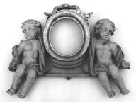 Ensemble de deux rondes-bosses : Anges, église Saint-Pierre-Saint-Paul (Guégon)