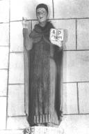 Statue (grandeur nature) : saint Benoît, chapelle Saint-Maudé (Guiscriff)