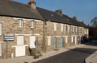 Alignement de quatre maisons, 1-7 rue des Glyorels (Plélan-le-Grand)