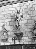 Statue (petite nature) : saint Paul, église paroissiale Notre-Dame-de-la-Fosse (Guémené-sur-Scorff)