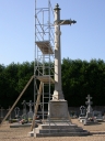 Croix de cimetière, rue des Chênes (Langouët)