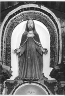 Croix : Christ en croix, église paroissiale Saint Corentin (Glomel)