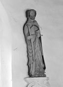 Statue (d'applique, petite nature) : saint Jacques le majeur, chapelle Saint-Germain (Séglien)