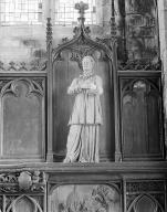 Statue (2, d' applique, en pendant, petite nature) : saint Louis de Gonzague, saint Stanislas Kostka, chapelle Notre-Dame-du-Kreisker (Saint-Pol-de-Léon)