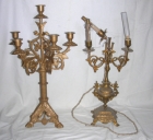 Ensemble de 4 Chandeliers d'église