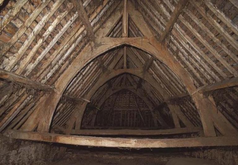Charpente du manoir du Mâle (Pipriac)