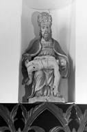Groupe sculpté (d'applique, petite nature) : Dieu de Pitié, église paroissiale Saint-Claude (Rostrenen)