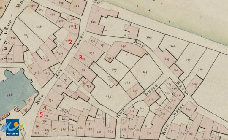 Maison, 6-8 rue des Ponts (Malestroit)