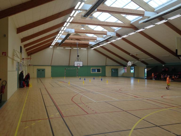 Salle des sports, place de la Mairie (Romagné)