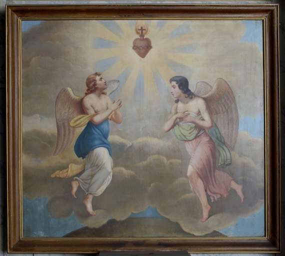 Tableau d'autel : Le sacré coeur