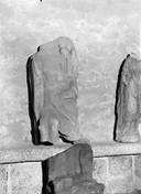 Statue : saint Christophe, chapelle Saint-Fiacre (Le Faouët)