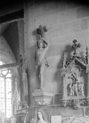 Statue : saint Sébastien, église paroissiale de la Trinité (Langonnet)