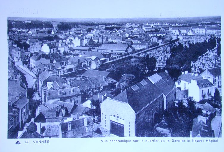 Édifice commercial ; ateliers, 2 avenue Saint-Symphorien ; rue des Quatre frères Créac'h (Vannes)