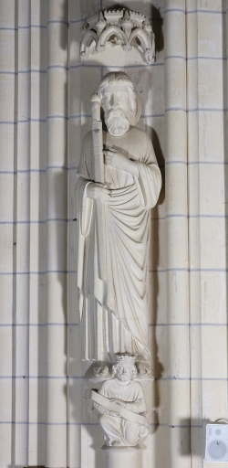 Statue sur culot : saint Paul et roi de Judée