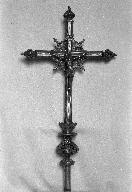 Croix de procession, église Saint-Jean-Baptiste du Temple (Carentoir)