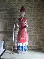 Statue (d'applique, petite nature) : saint Guillaume, chapelle Saint-Nicolas (Lignol)