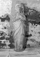 Statue (statue colonne) : saint Jean-Baptiste, chapelle Notre-Dame-de-la-Consolation (Gourin)