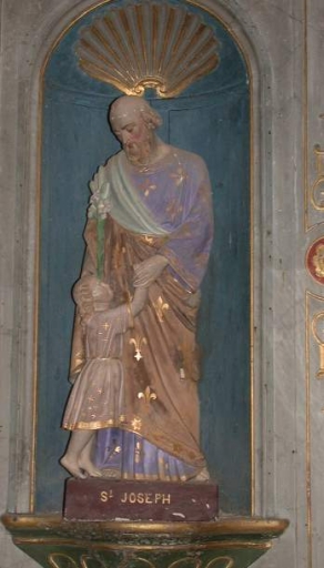 Statue : Saint Joseph et l'Enfant