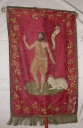 Bannière de procession : Saint Jean-Baptiste, saint évêque