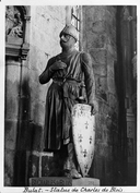 Statue (grandeur nature) : Charles de Blois, église paroissiale Notre-Dame (Bulat-Pestivien)