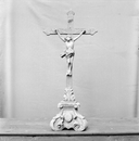 Croix d'autel (anciennement statue du Christ en croix numéro 2) : Christ en croix (1), chapelle Saint-Nicodème (Ploéven)