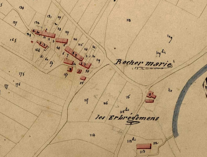 Écart, le Rocher Marie (Saint-Pierre-de-Plesguen fusionnée en Mesnil-Roc'h en 2019)