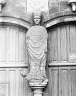 Statue (d'applique, grandeur nature) : saint Paul Aurélien, cathédrale de Saint-Paul-Aurélien (Saint-Pol-de-Léon)