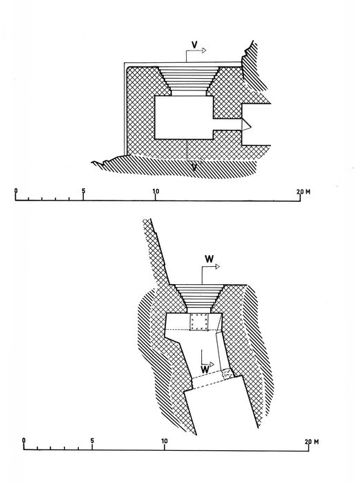Batterie d'artillerie casematée de 32 cm, puis de 5 cm sous bunkers - casemates, Pourjoint (Roscanvel)