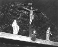 Poutre de gloire : calvaire, chapelle Sainte-Brigitte (Esquibien fusionnée en Audierne en 2016)
