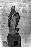 Statue de Saint Antoine, église paroissiale Saint-Pierre, Saint-Paul (Caulnes)