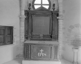 Autel, retable (autel tombeau), château de Beaumanoir (Evran)
