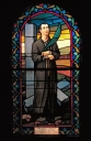Verrière à personnages de la baie 14 : Barthélemy Robert (Guipry fusionnée en Guipry-Messac en 2016)