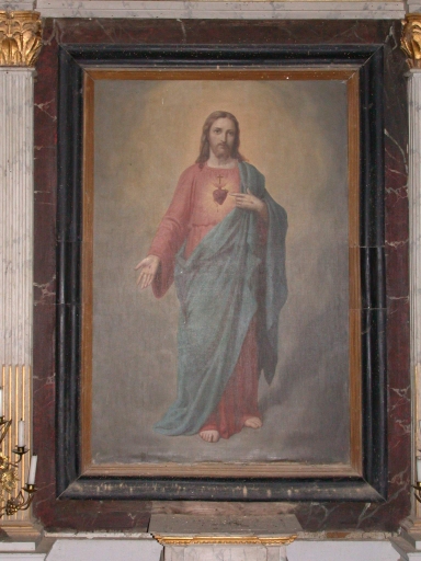 Tableau d'autel : Sacré-Coeur