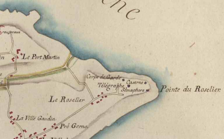 Corps de garde, poste de guet de la Pointe du Roselier (Plérin-sur-Mer)