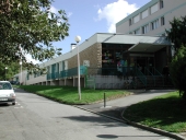 Ancien foyer de jeunes travailleurs, actuellement maison de quartier, allée de la Marbaudais (Rennes)