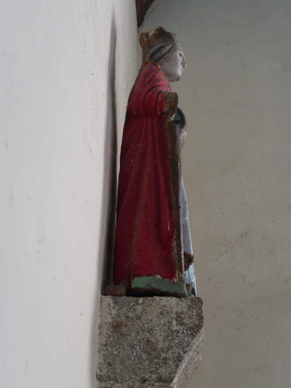 Statue : sainte Catherine d'Alexandrie, chapelle Sainte-Marguerite (Collorec)