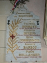 Tableau commémoratif des morts