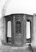 Confessionnal, église paroissiale Saint-Louis (Tréffrin)