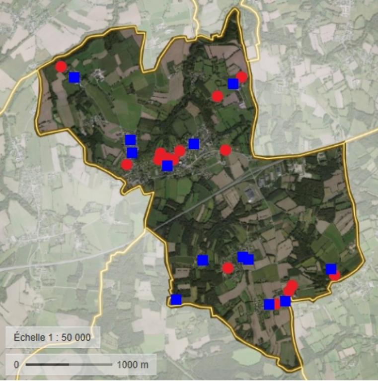 La présence de l'eau sur Vildé-Guingalan
