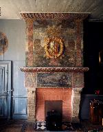 Cheminée de la "Chambre de Judith", Maillé (Plounévez-Lochrist)
