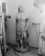 Statue (petite nature) : saint Roch, église paroissiale Saint-Pierre, Saint-Paul (Quéven)