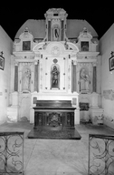 Autel (autel tombeau, maître-autel), chapelle Saint-Eustache, Saint-Eustache-en-Teillay (Teillay)