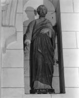 2 statues (en pendant) : Saint Pierre, Saint Paul, église paroissiale Saint-Pierre, Saint-Paul (Quéven)