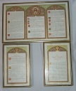 Ensemble 1 de 3 canons d'autel
