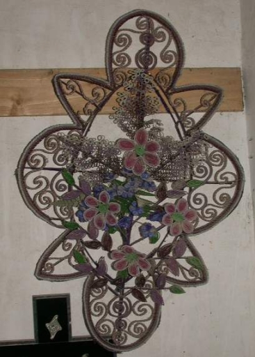 Ensemble de 4 couronnes mortuaires