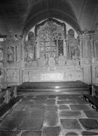 Ensemble (autel, retable, tabernacle, gradin d'autel), chapelle Sainte-Marie-du-Menez-Hom (Plomodiern)