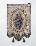 Voile d'ostensoir, église paroissiale Saint-Servais (Saint-Servant-sur-Oust)