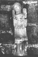 Statue (demi-nature) : les cinq plaies, chapelle Saint Sébastien (Le Faouët)