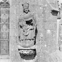 Statue (d'applique, petite nature) : saint Milliau (1), église paroissiale Saint-Milliau (Plonévez-Porzay)